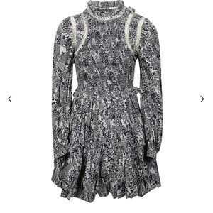 Sea NY Floral Ruffle Dress